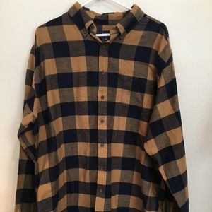 XL Croft & Barrow flannel button down EUC